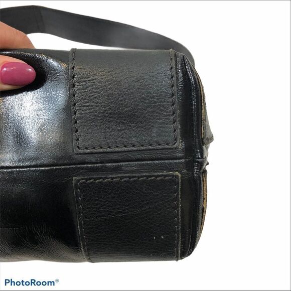 Kate Spade Black Textured Patent Leather Purse - Picture 7 of 15